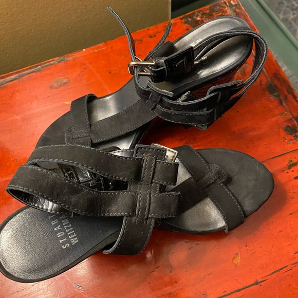 Stuart Weitzman wedge sandals 7.5 - Picture 2 of 4